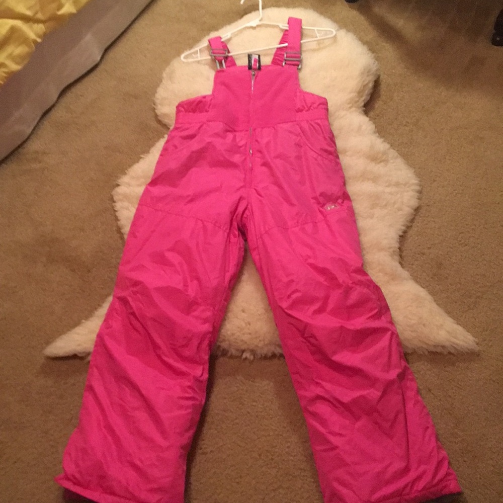 Pink Girl’s ski overalls
